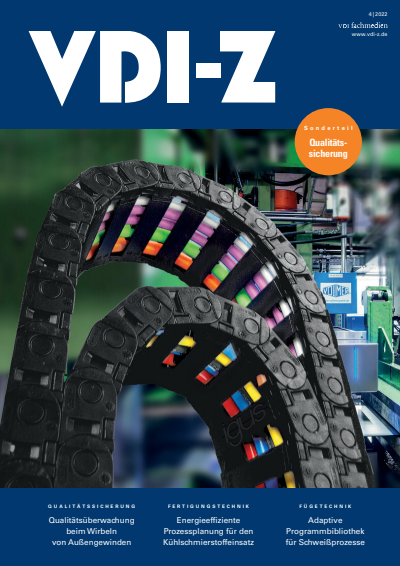 Cover der Ausgabe: VDI-Z Jahrgang 164 (2022), Heft 04