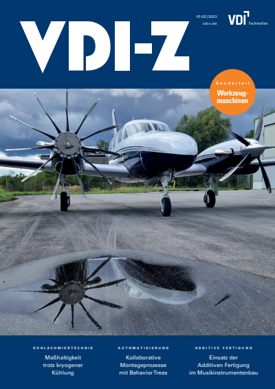 Cover der Ausgabe: VDI-Z Jahrgang 165 (2023), Heft 01-02