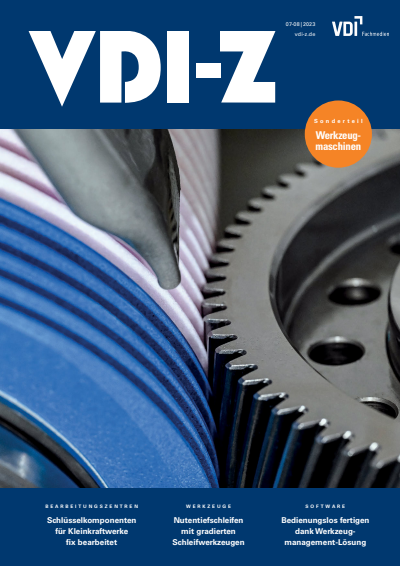 Cover der Ausgabe: VDI-Z Jahrgang 165 (2023), Heft 07-08