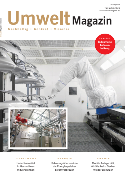 Cover der Ausgabe: UmweltMagazin Jahrgang 50 (2020), Heft 01-02
