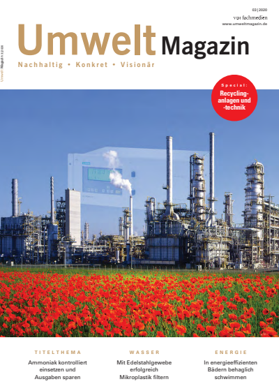 Cover der Ausgabe: UmweltMagazin Jahrgang 50 (2020), Heft 03