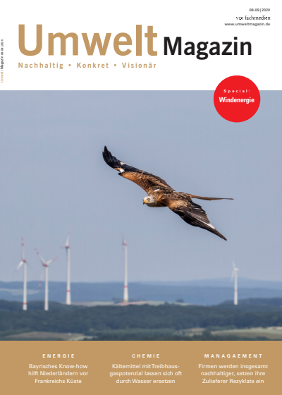 Cover der Ausgabe: UmweltMagazin Jahrgang 50 (2020), Heft 08-09