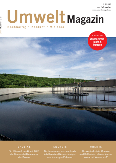 Cover der Ausgabe: UmweltMagazin Jahrgang 51 (2021), Heft 01-02