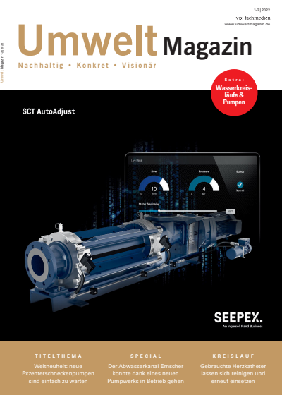 Cover der Ausgabe: UmweltMagazin Jahrgang 52 (2022), Heft 1-2