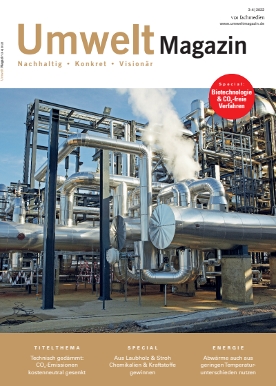 Cover der Ausgabe: UmweltMagazin Jahrgang 52 (2022), Heft 3-4