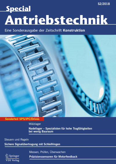 Cover der Ausgabe: Konstruktion Jahrgang 70 (2018), Heft S2