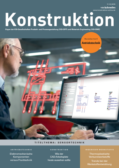 Cover der Ausgabe: Konstruktion Jahrgang 71 (2019), Heft 11-12