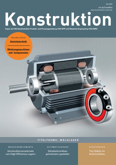 Cover der Ausgabe: Konstruktion Jahrgang 72 (2020), Heft 09
