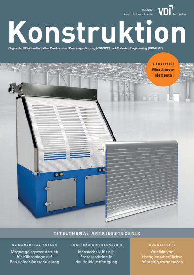 Cover der Ausgabe: Konstruktion Jahrgang 74 (2022), Heft 09