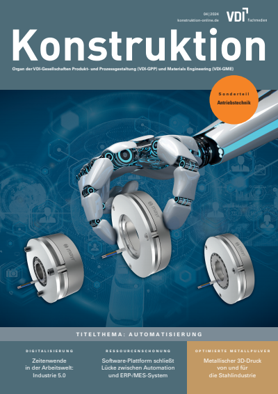Cover der Ausgabe: Konstruktion Jahrgang 76 (2024), Heft 04