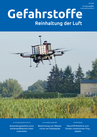 Cover der Ausgabe: Gefahrstoffe Jahrgang 80 (2020), Heft 05