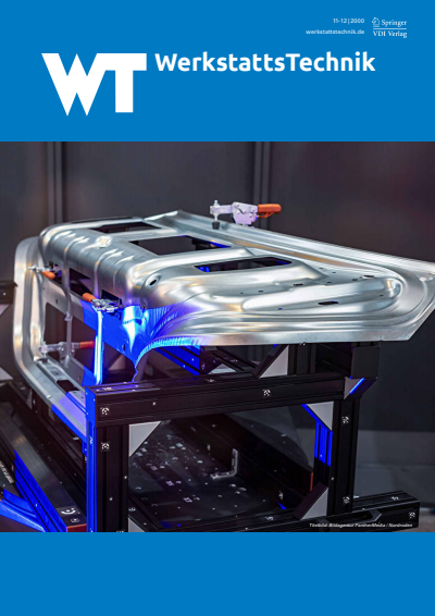 Cover der Ausgabe: wt Werkstattstechnik online Jahrgang 90 (2000), Heft 11-12