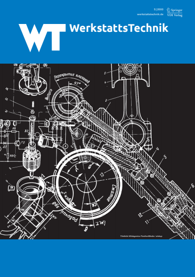 Cover der Ausgabe: wt Werkstattstechnik online Jahrgang 90 (2000), Heft 5