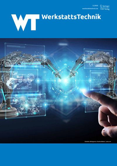 Cover der Ausgabe: wt Werkstattstechnik online Jahrgang 93 (2003), Heft 3