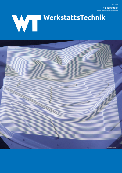 Cover of Volume: wt Werkstattstechnik online Volume 109 (2019), Edition 10