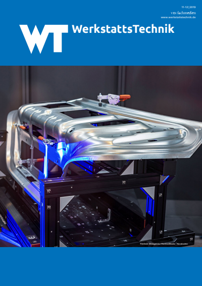 Cover of Volume: wt Werkstattstechnik online Volume 109 (2019), Edition 11-12