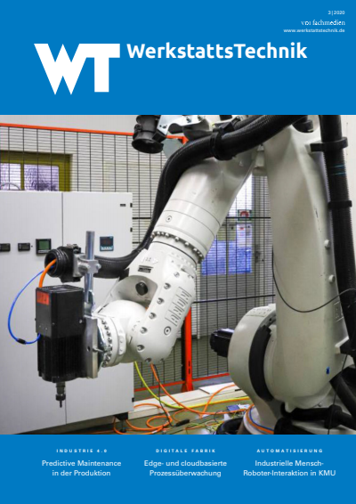 Cover of Volume: wt Werkstattstechnik online Volume 110 (2020), Edition 03