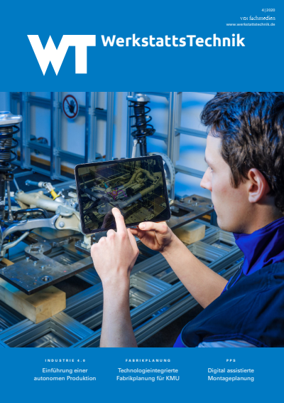 Cover of Volume: wt Werkstattstechnik online Volume 110 (2020), Edition 04