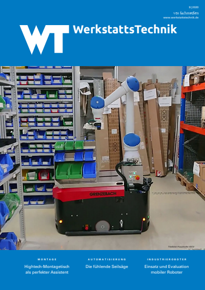 Cover of Volume: wt Werkstattstechnik online Volume 110 (2020), Edition 09