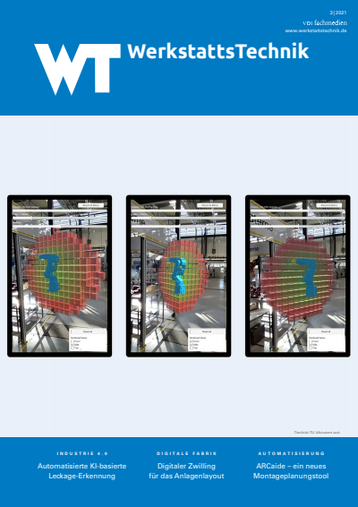 Cover of Volume: wt Werkstattstechnik online Volume 111 (2021), Edition 03
