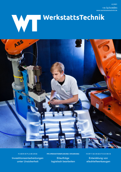 Cover of Volume: wt Werkstattstechnik online Volume 111 (2021), Edition 04