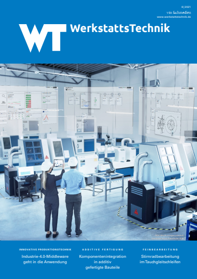 Cover of Volume: wt Werkstattstechnik online Volume 111 (2021), Edition 06