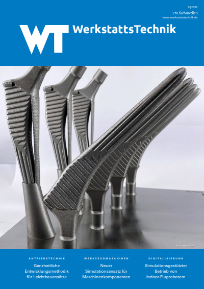 Cover der Ausgabe: wt Werkstattstechnik online Jahrgang 112 (2022), Heft 05