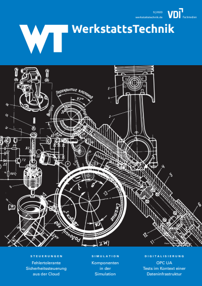 Cover der Ausgabe: wt Werkstattstechnik online Jahrgang 113 (2023), Heft 05