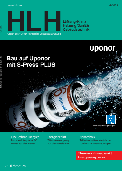 Cover der Ausgabe: HLH Jahrgang 70 (2019), Heft 04