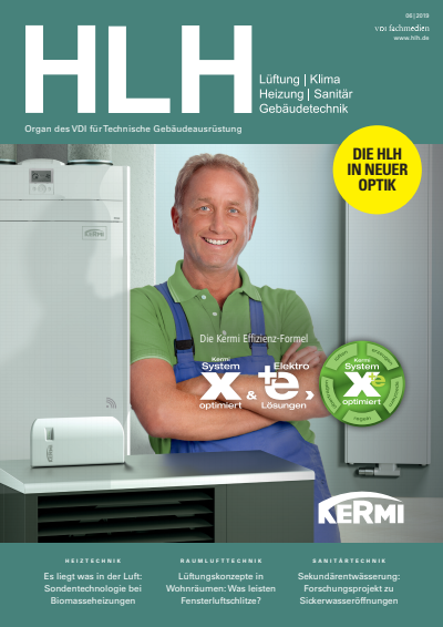 Cover der Ausgabe: HLH Jahrgang 70 (2019), Heft 06