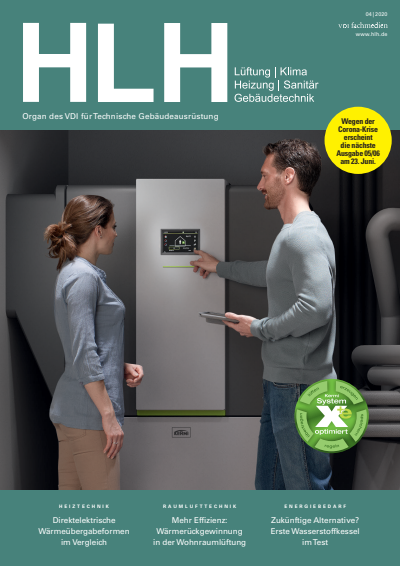Cover der Ausgabe: HLH Jahrgang 71 (2020), Heft 04
