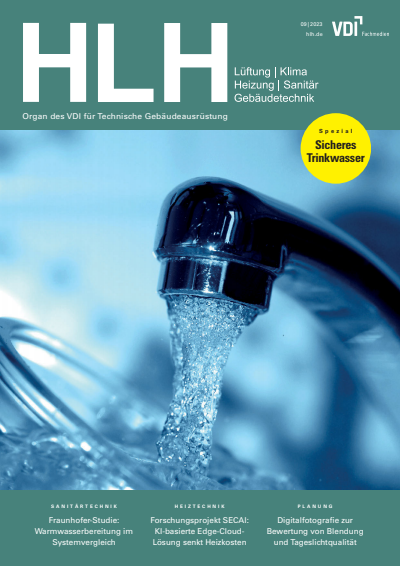 Cover der Ausgabe: HLH Jahrgang 74 (2023), Heft 09