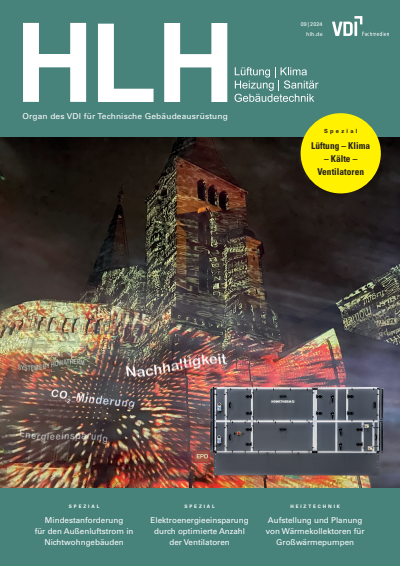 Cover der Ausgabe: HLH Jahrgang 75 (2024), Heft 09