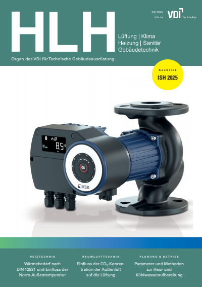 Cover der Ausgabe: HLH Jahrgang 76 (2025), Heft 03