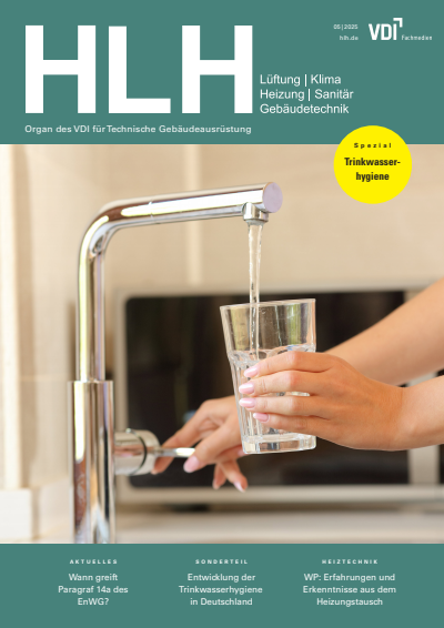 Cover der Ausgabe: HLH Jahrgang 76 (2025), Heft 05