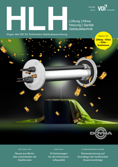 Cover der Ausgabe: HLH Jahrgang 76 (2025), Heft 06