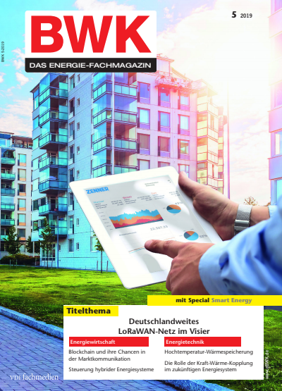 Cover der Ausgabe: BWK ENERGIE. Jahrgang 71 (2019), Heft 05