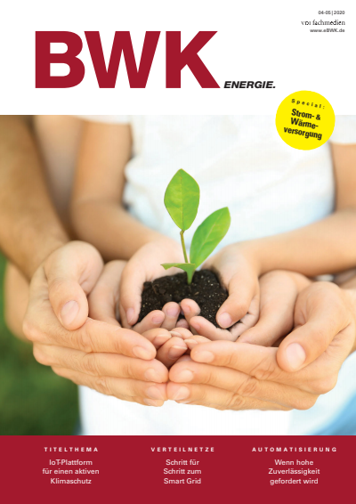 Cover der Ausgabe: BWK ENERGIE. Jahrgang 72 (2020), Heft 04-05