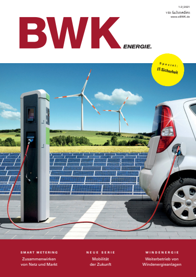 Cover der Ausgabe: BWK ENERGIE. Jahrgang 73 (2021), Heft 1-2
