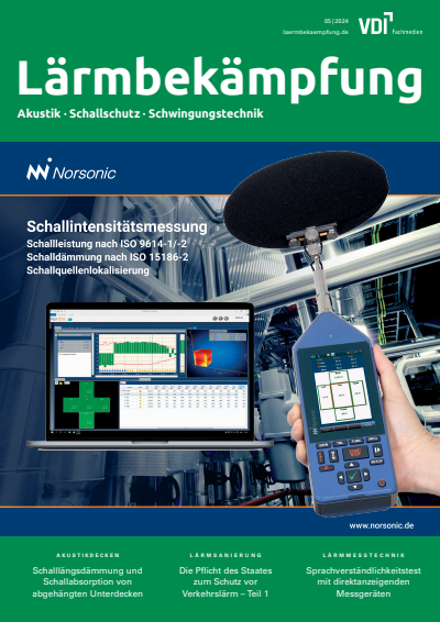 Cover der Ausgabe: Lärmbekämpfung Jahrgang 19 (2024), Heft 05