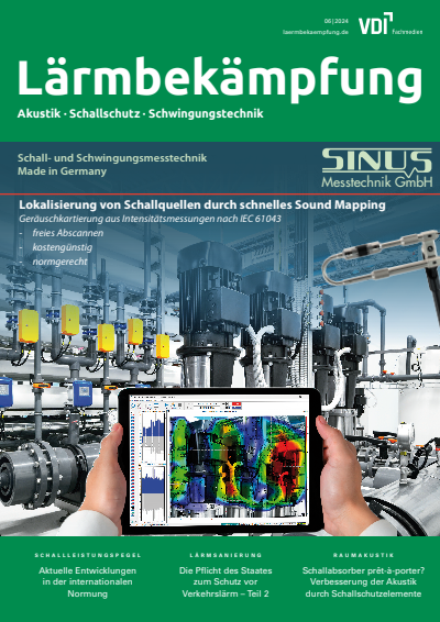 Cover der Ausgabe: Lärmbekämpfung Jahrgang 19 (2024), Heft 06