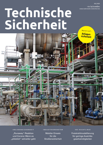 Cover der Ausgabe: Technische Sicherheit Jahrgang 10 (2020), Heft 06