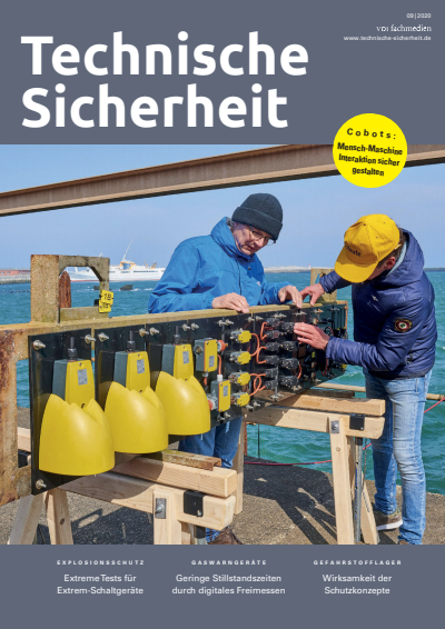 Cover der Ausgabe: Technische Sicherheit Jahrgang 10 (2020), Heft 09
