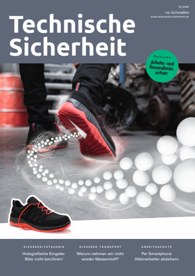 Cover der Ausgabe: Technische Sicherheit Jahrgang 10 (2020), Heft 10