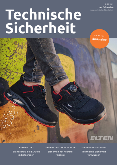 Cover der Ausgabe: Technische Sicherheit Jahrgang 11 (2021), Heft 11-12