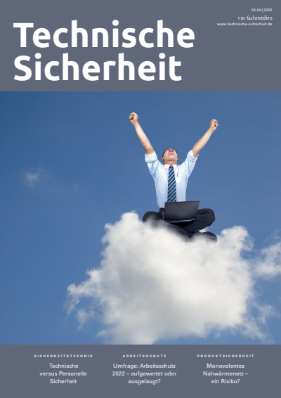 Cover of Volume: Technische Sicherheit Volume 12 (2022), Edition 03-04