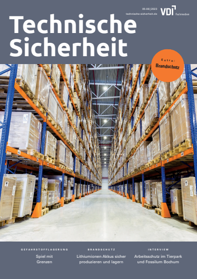 Cover of Volume: Technische Sicherheit Volume 13 (2023), Edition 05-06