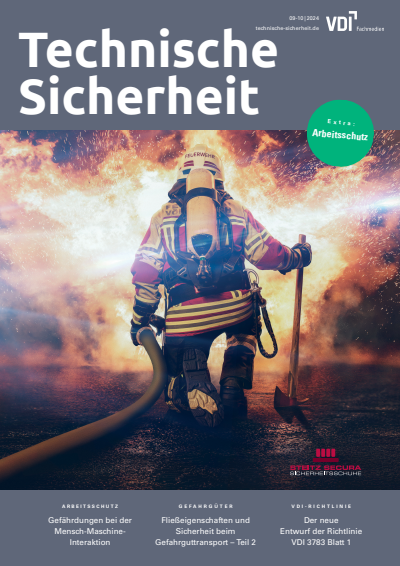 Cover der Ausgabe: Technische Sicherheit Jahrgang 14 (2024), Heft 09-10