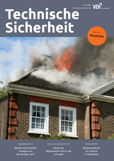 Cover der Ausgabe: Technische Sicherheit Jahrgang 15 (2025), Heft 11-12