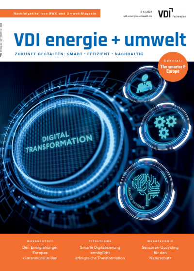 Cover der Ausgabe: VDI energie + umwelt Jahrgang 1 (2024), Heft 5-6